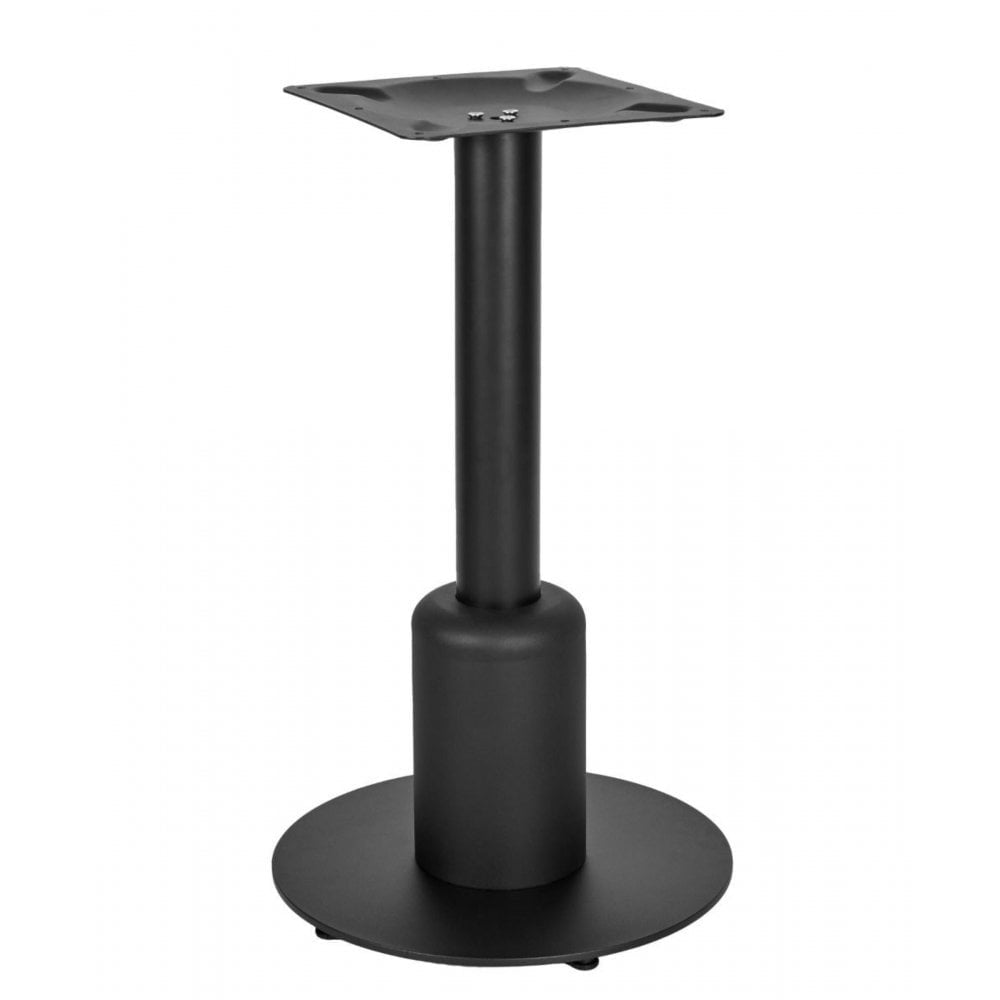Titan S Round Black Table Base - Small