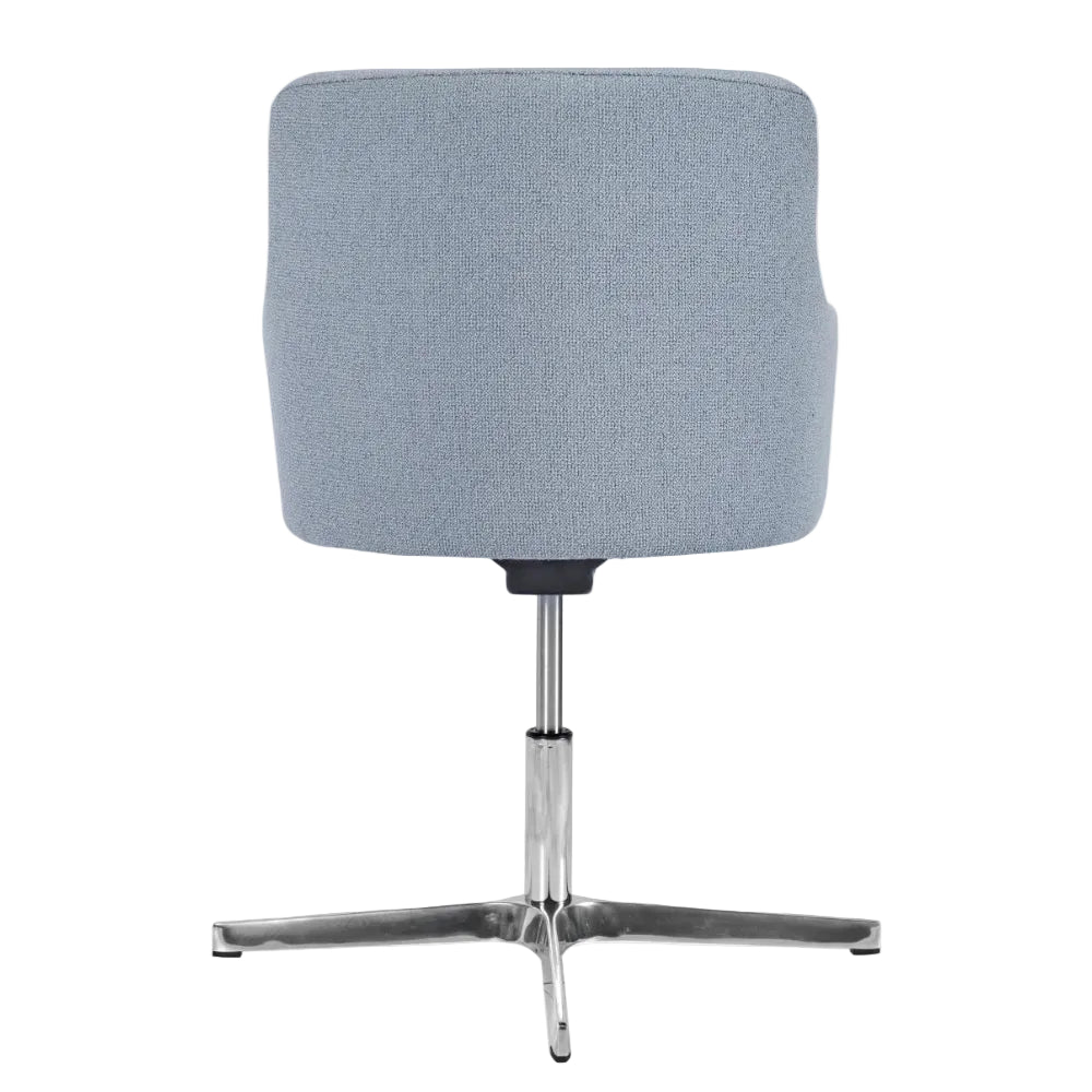 Huntington Wooden Upholstered Swivel Armchair