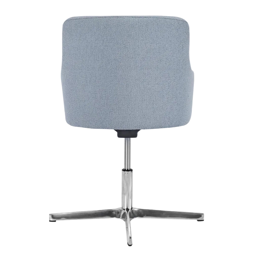 Huntington Wooden Upholstered Swivel Armchair