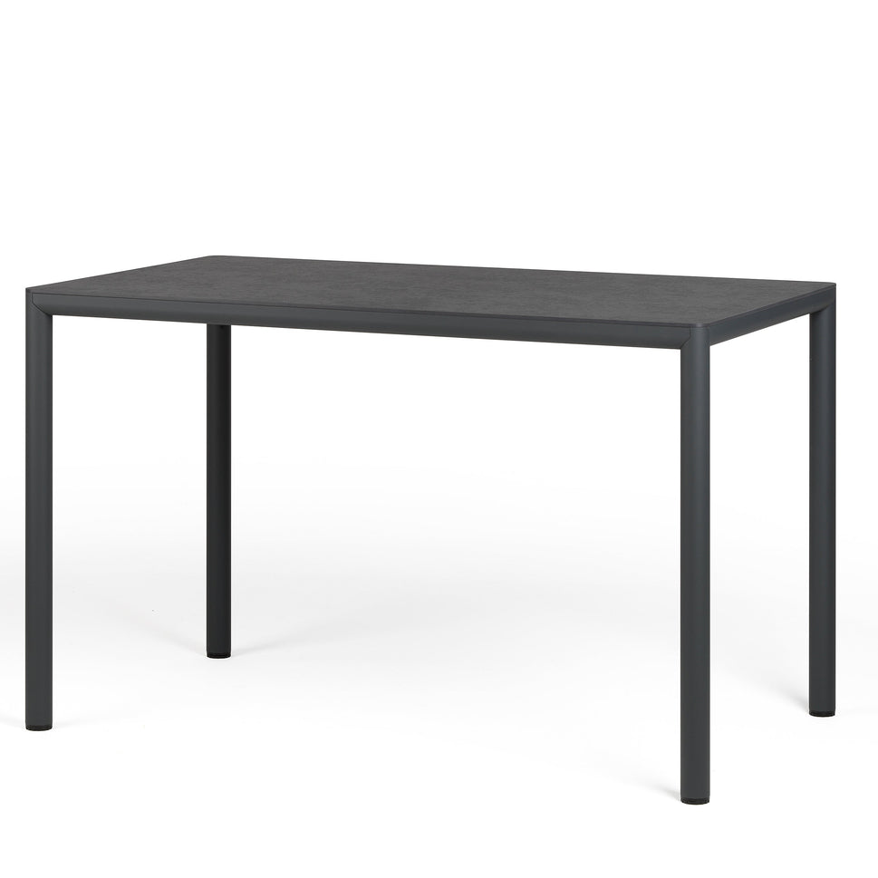 Paive Rectangle Outdoor Metal Table - 1200 x 700mm
