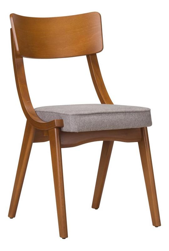 Enna Wooden Upholstered Side Chair