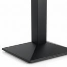 Switch Black metal stand or pedestal on a black background 2 image