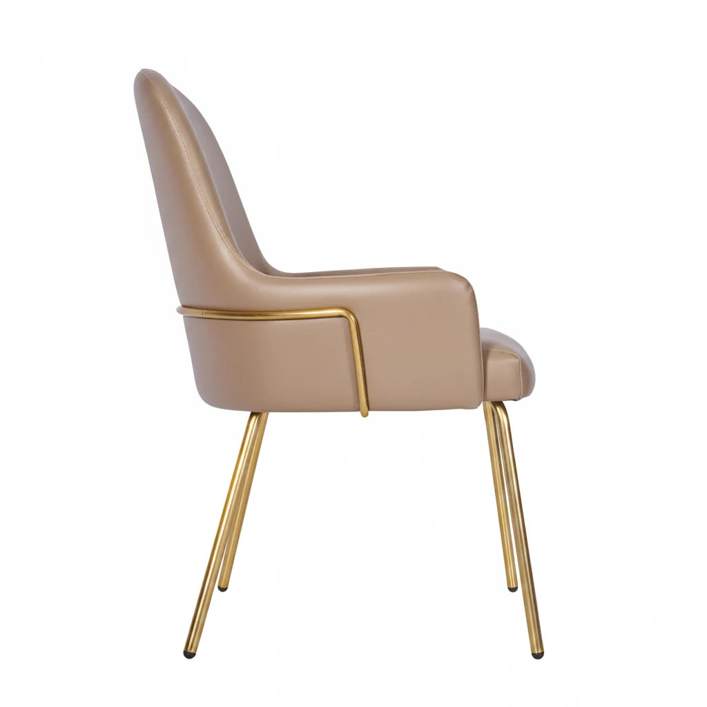 Camden Metal Upholstered Side Chair