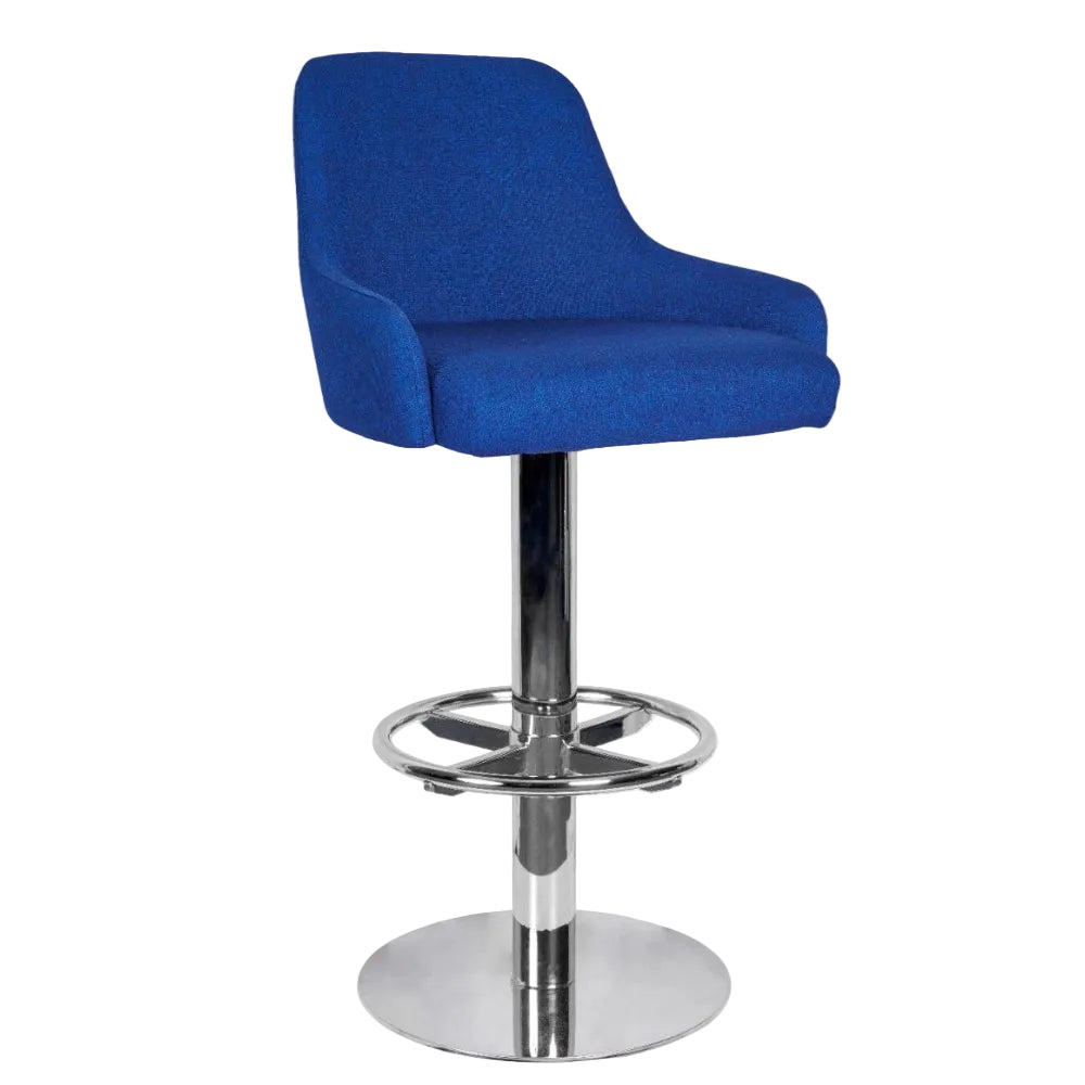 Camden Chrome Swivel Bar Stool