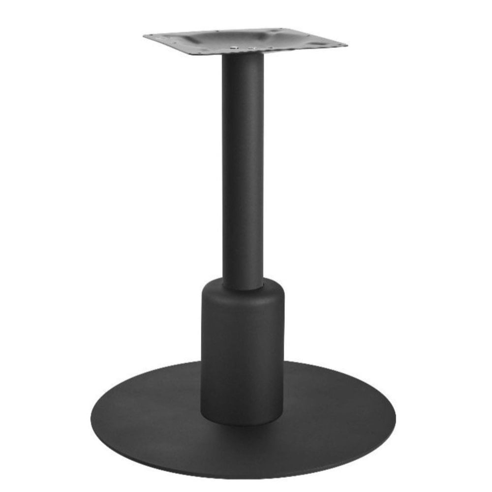 Titan S Round Black Table Base - Large