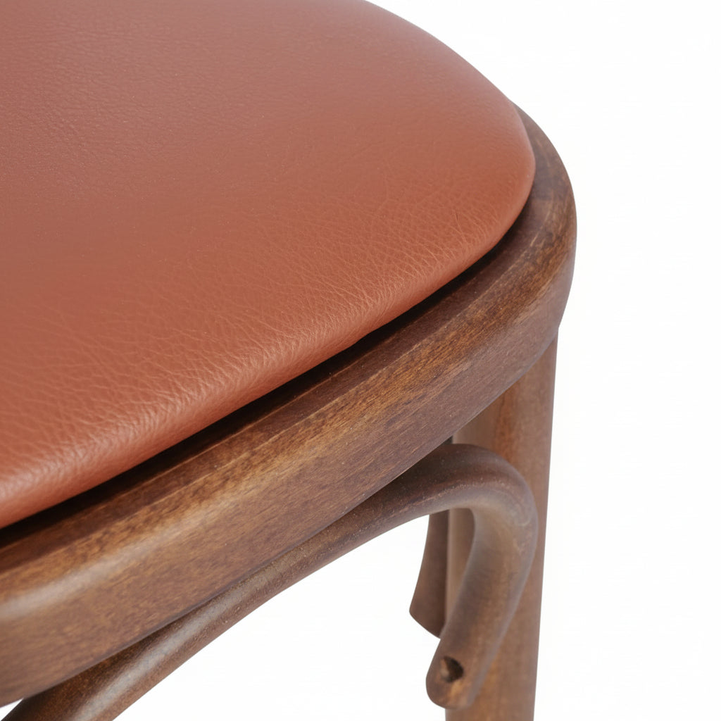 Elizabeth Bentwood Wooden Upholstered Side Chair