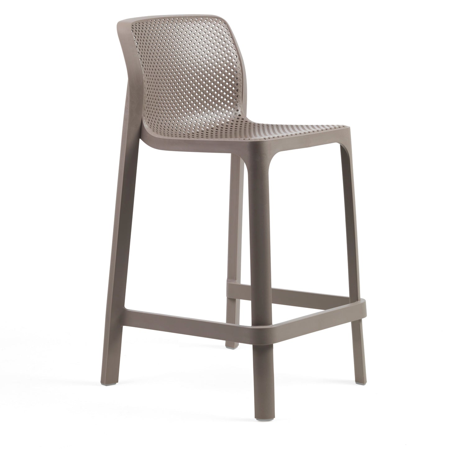 Net Stacking Outdoor Bar Stool - Mid Height