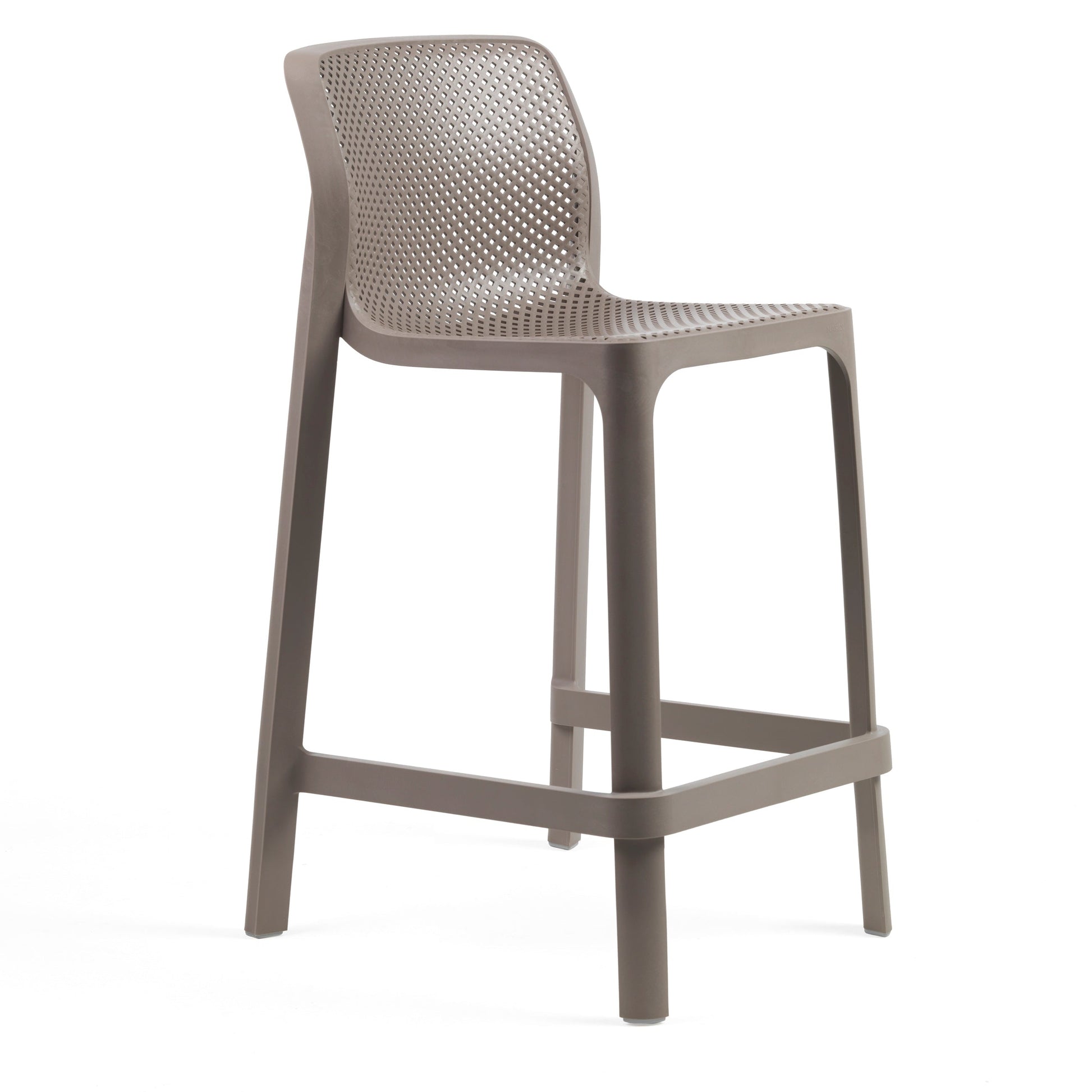 Net Stacking Outdoor Bar Stool - Mid Height