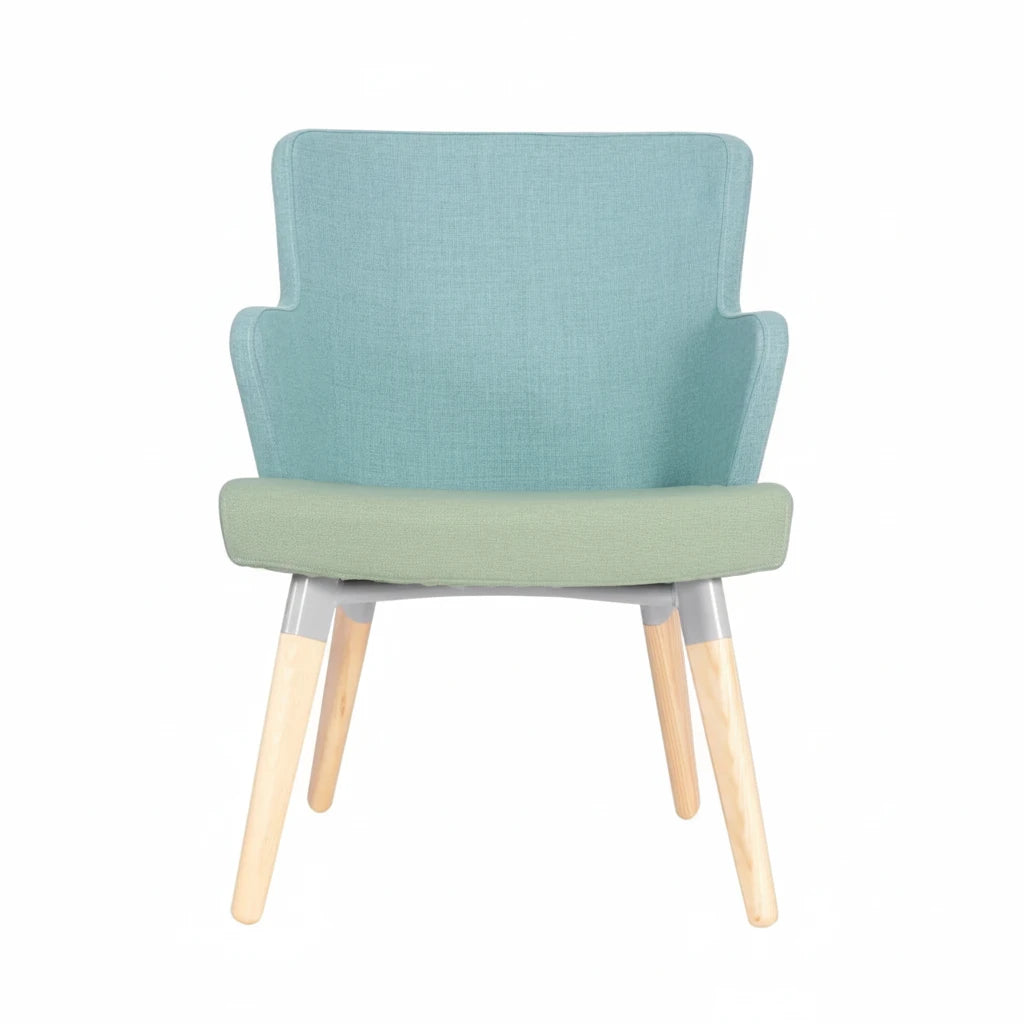 Skapa Wooden Upholstered Armchair