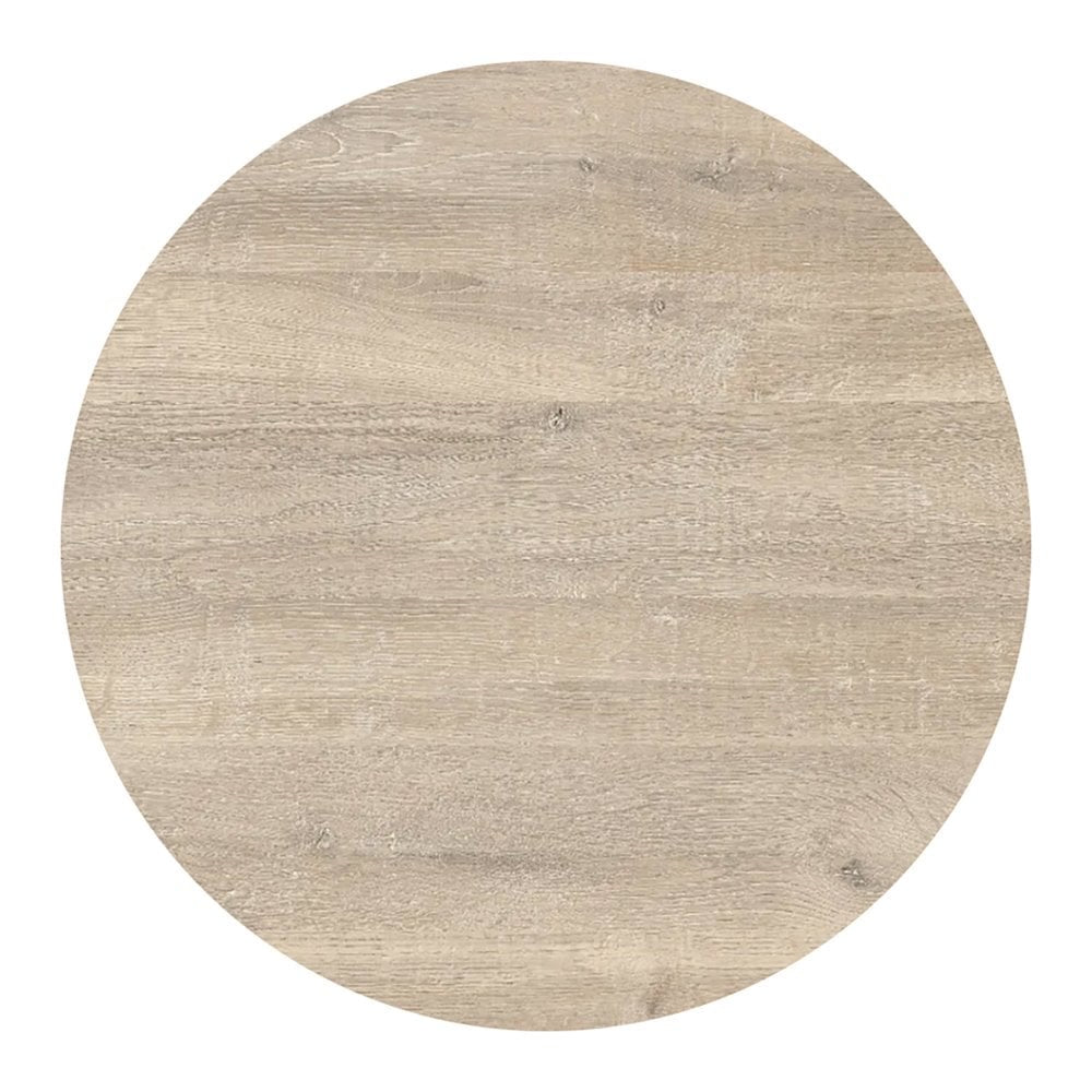 Sand Beige Whiteriver Oak Restaurant Laminate Table Top - 25mm