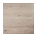 Switch The Rustic Extra White Solid Oak Wood Table Top (32mm) features a light wood surface with natural grain and visible knots, offering durability ideal for commercial settings, shown against a plain white background. 2 image