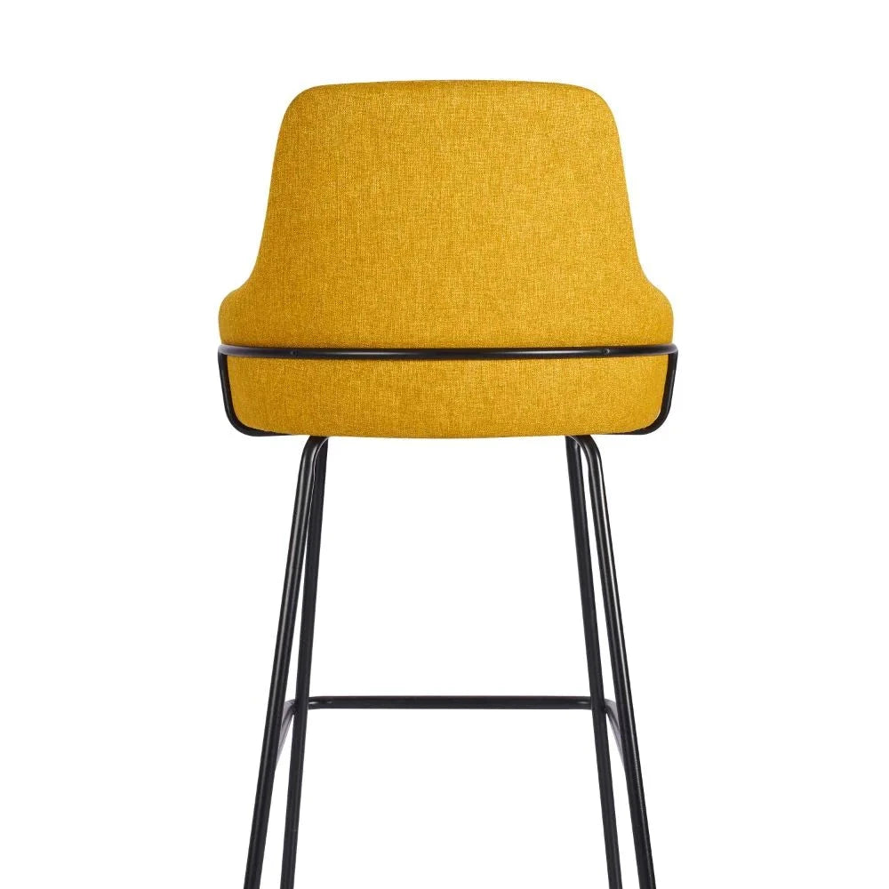 Camden Metal Upholstered Bar Stool