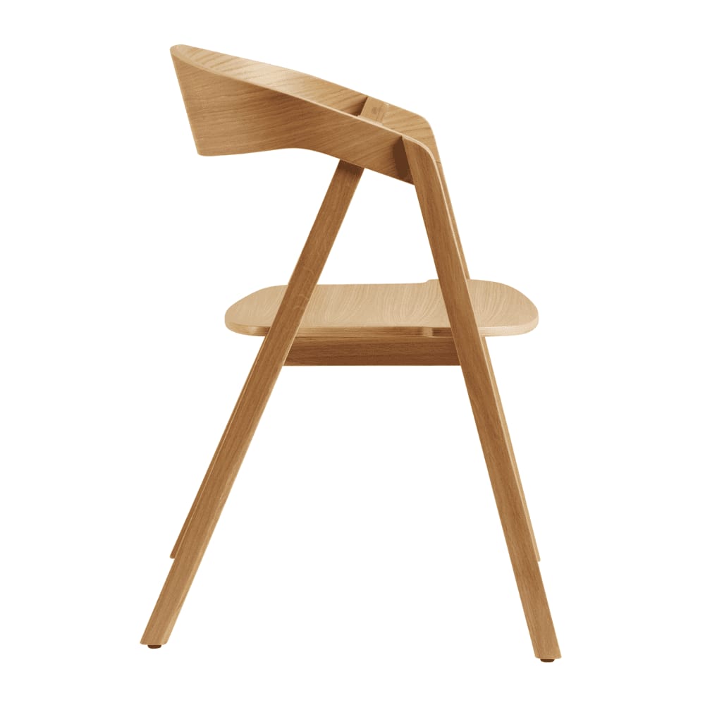 Luca Oak Stacking Armchair