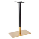 Switch Zeus Brass Black Table Base - Rectangle Single Pedestal 3 image