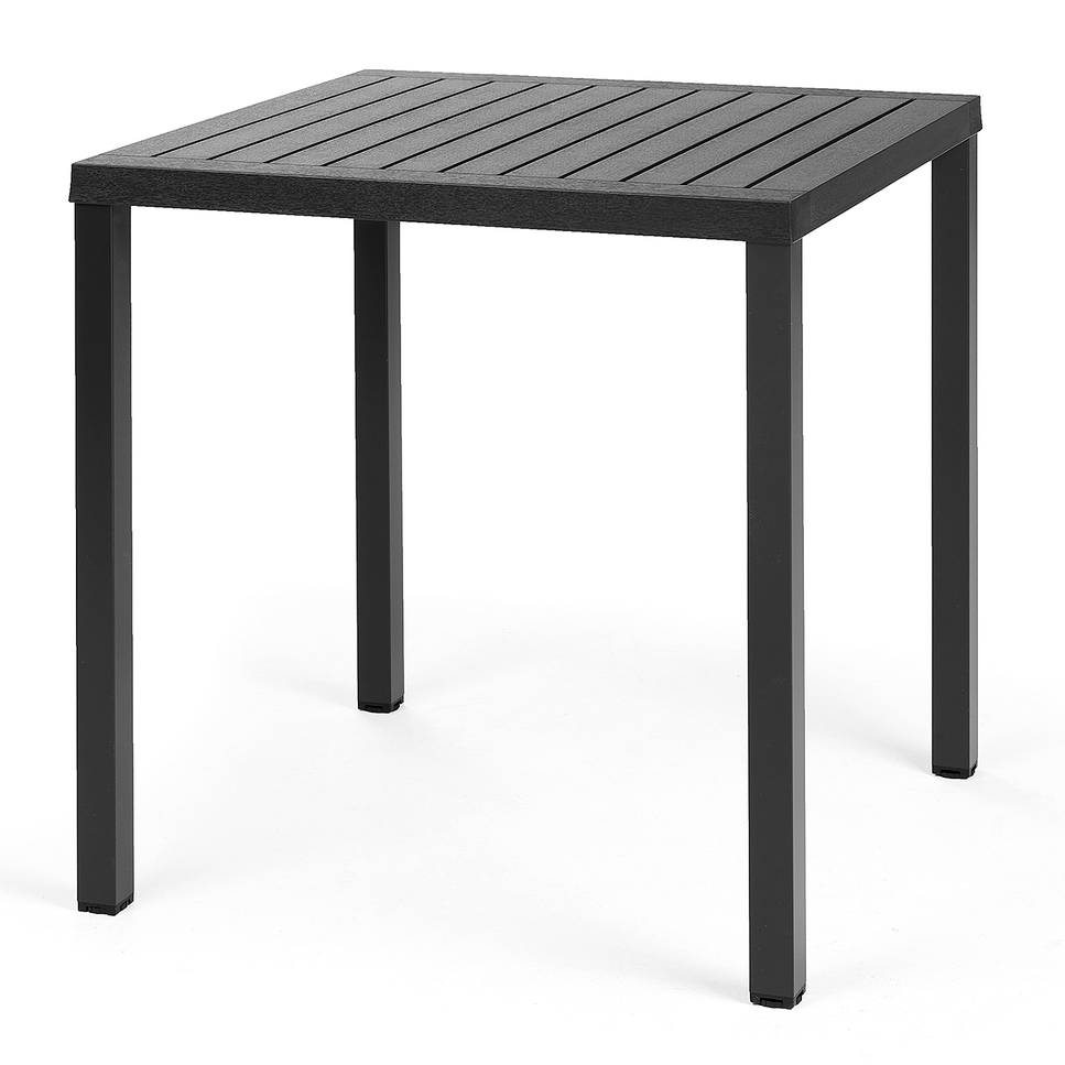 Cube Four Leg Outdoor Stacking Table - 800 x 800mm Square