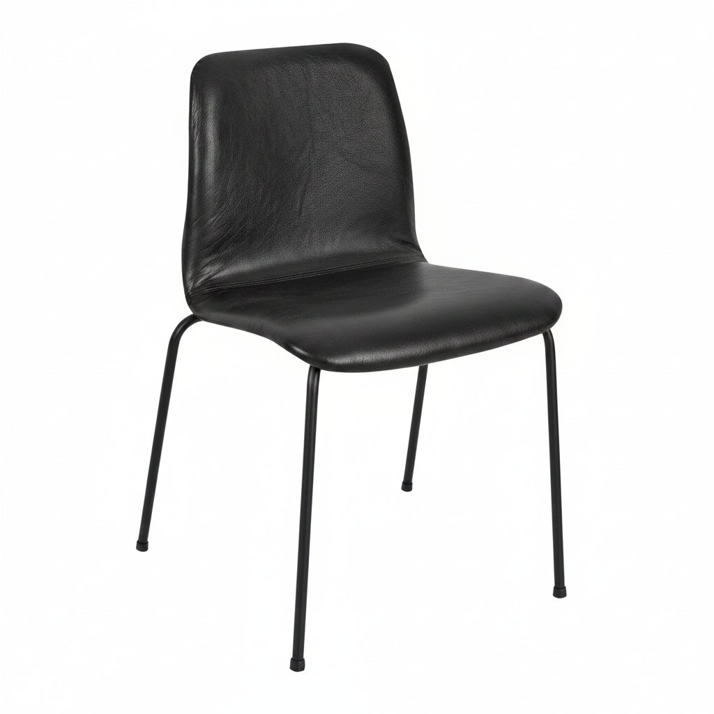 Copenhagen Upholstered Metal Side Chair