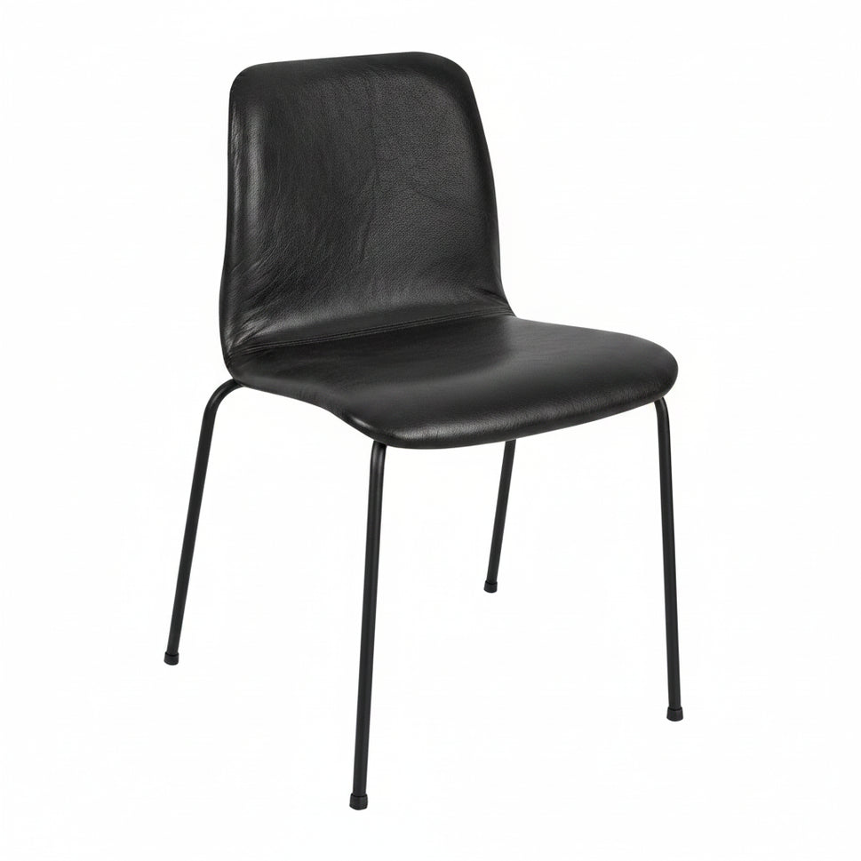 Copenhagen Upholstered Metal Side Chair