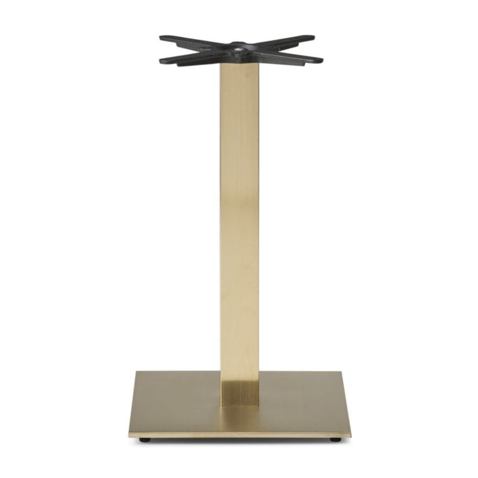 Cava Square Champagne Gold Table Base - Small