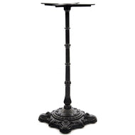 Hereford Ornate Bistro Black Cast Iron Table Base