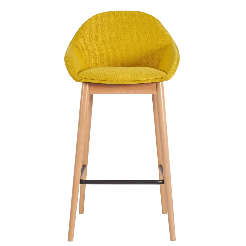 Orlando Upholstered Wooden Bar Stool