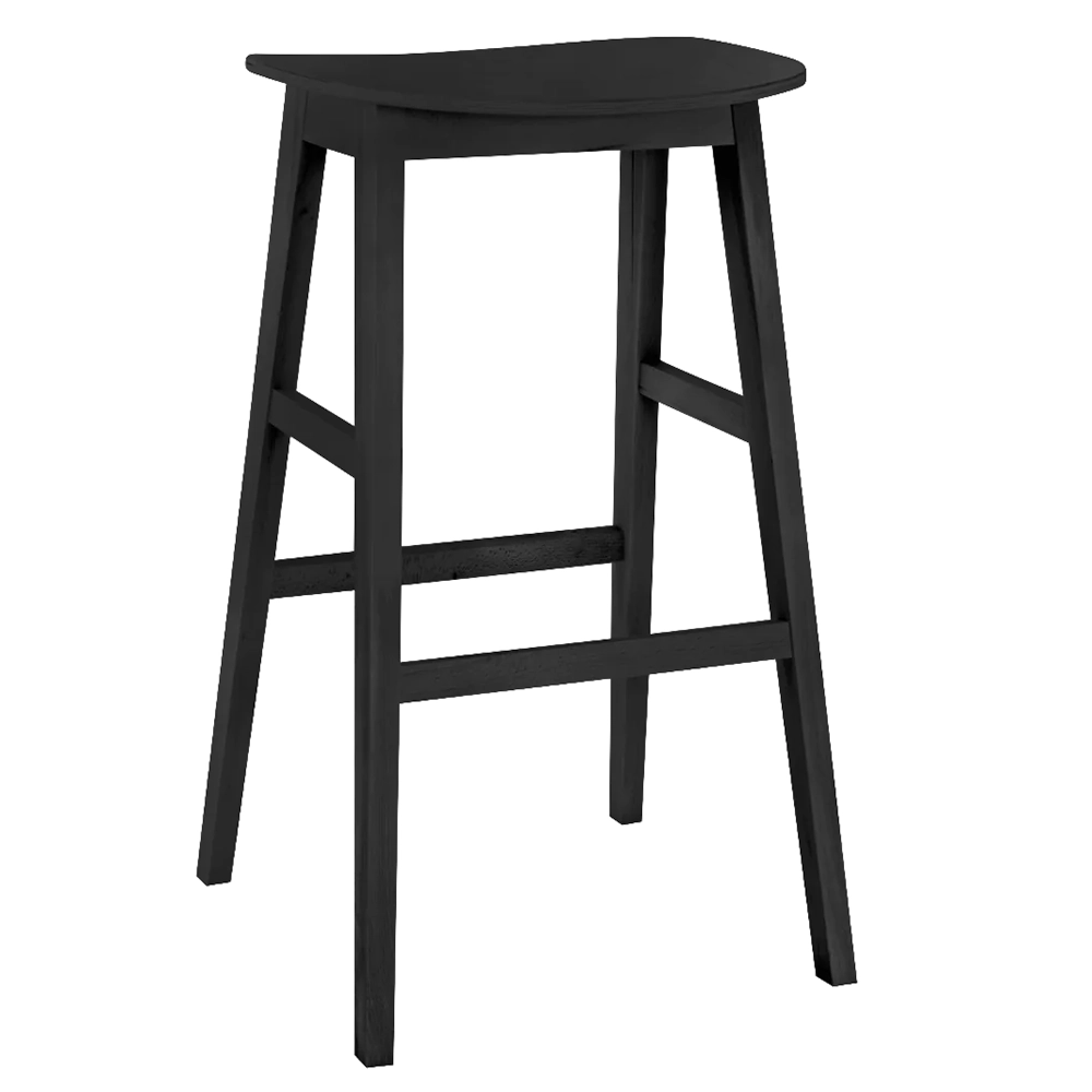Savoy Wooden Upholstered Bar Stool