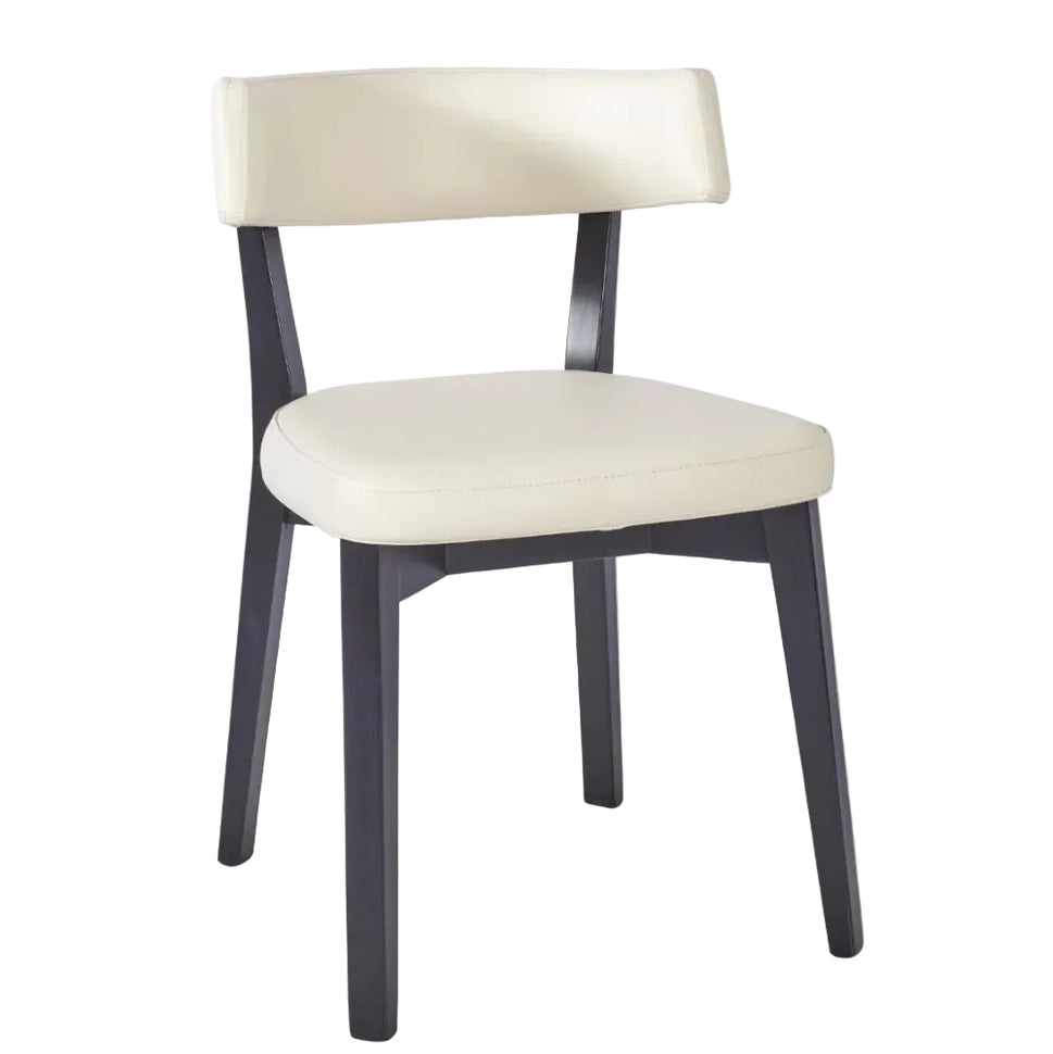 Christa Upholstered Faux Leather Side Chair