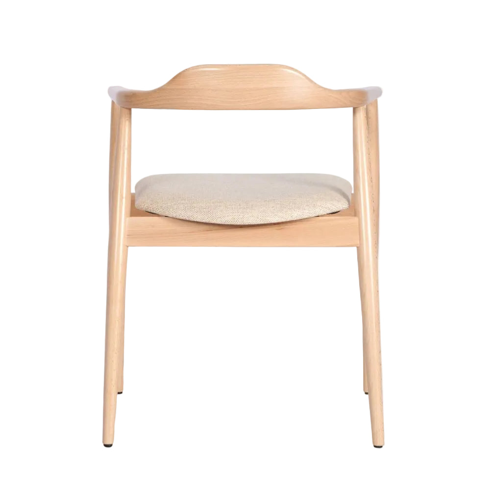 Beth Wooden Upholstered Armchair