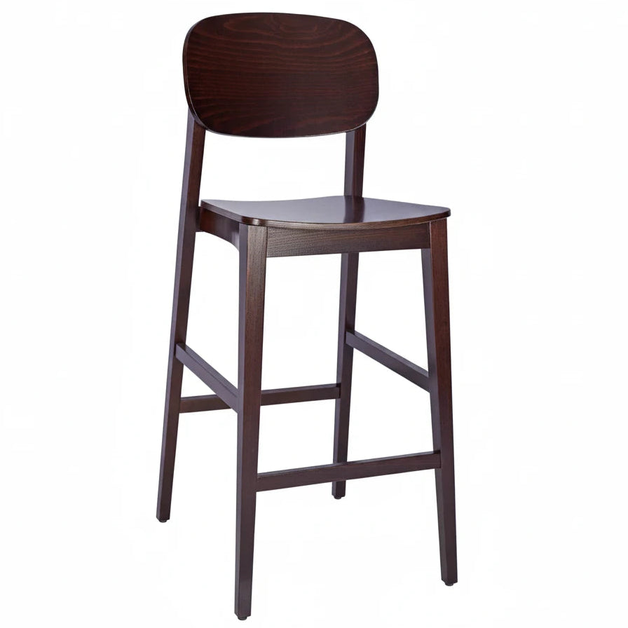 Allegra Wooden Upholstered Bar Stool