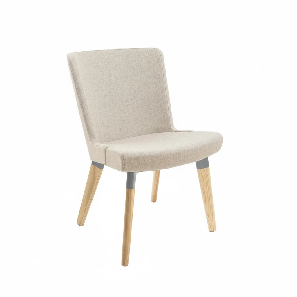 Skapa Wooden Upholstered Side Chair