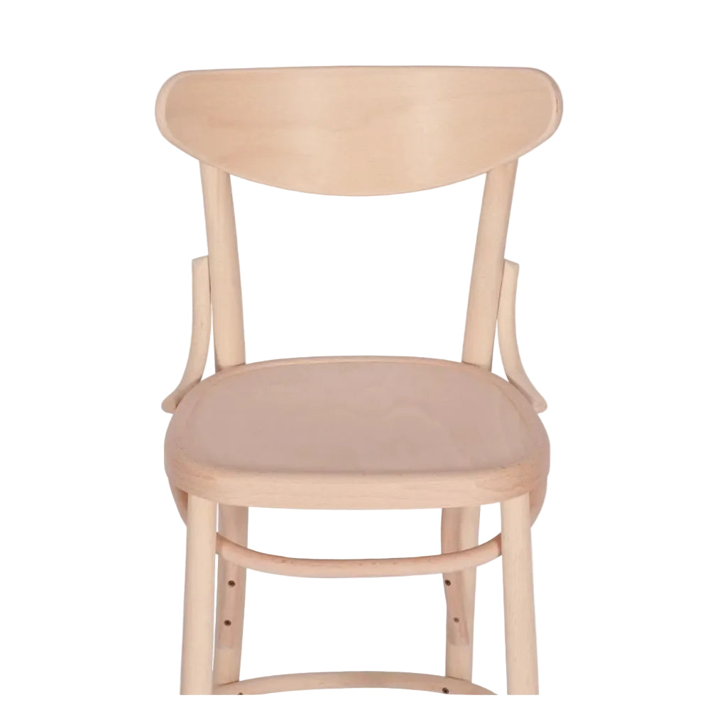 Hendon Bentwood Wooden Upholstered Bar Stool