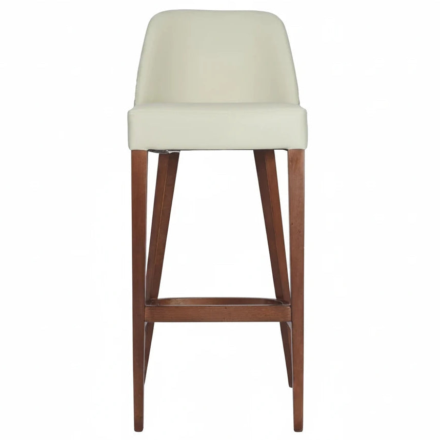 Bari Wooden Upholstered Bar Stool