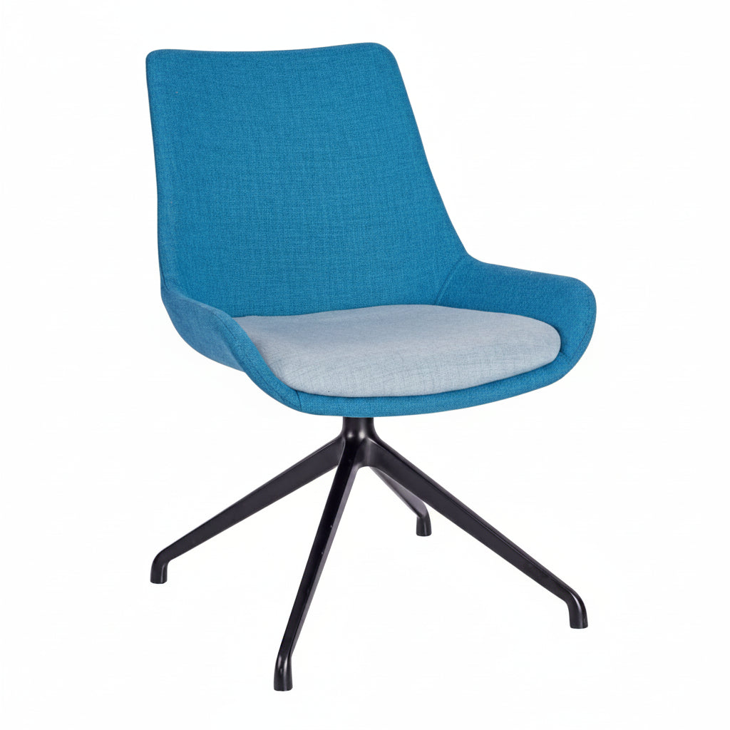Brooklyn Upholstered Swivel Side Chair - with glides