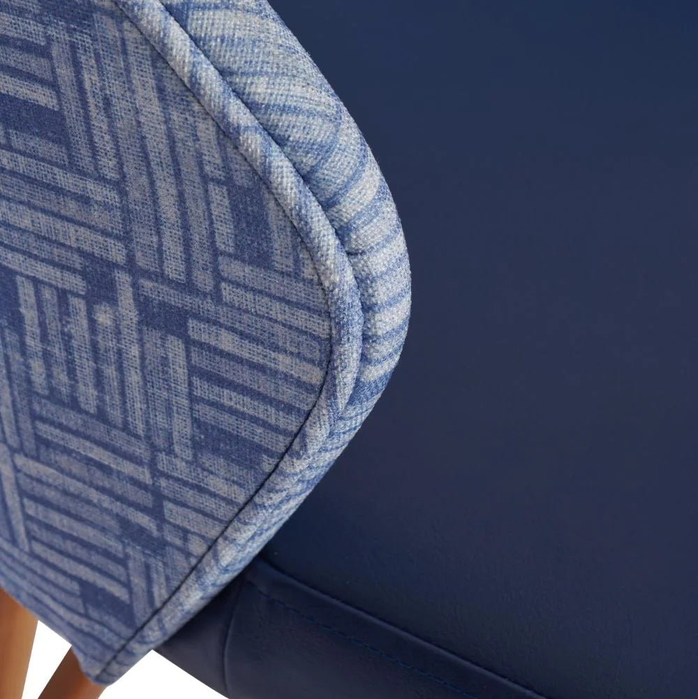 Como Upholstered Arm Bar Stool