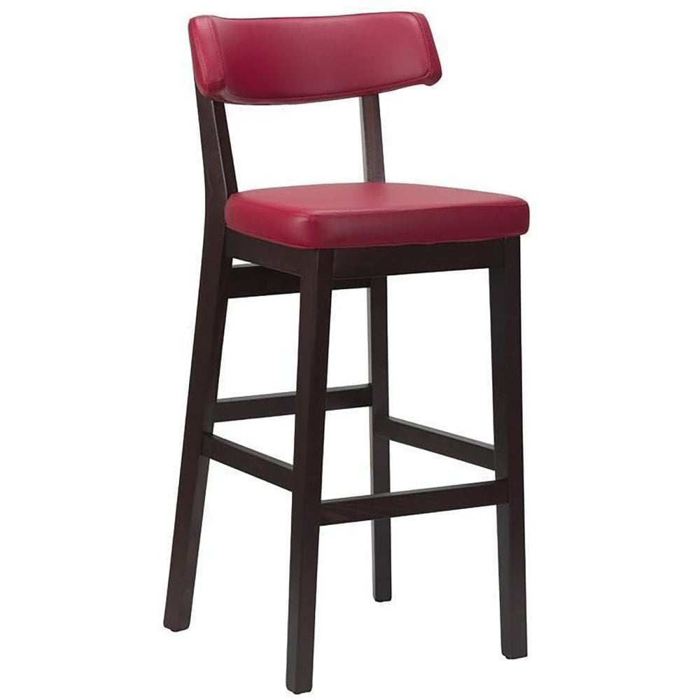 Nico Faux Leather Bar Stool - Wenge