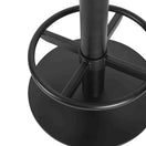 Switch Keele Black Swivel Stool Base with Footrail 2 image