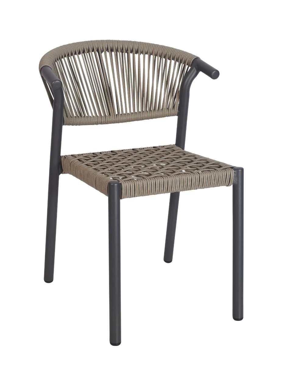 Barcelona Outdoor Stacking Rattan Side Chair
