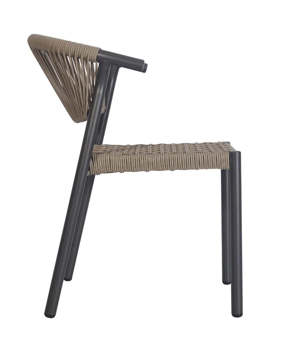 Barcelona Outdoor Stacking Rattan Side Chair