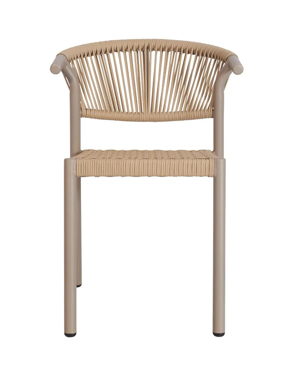 Barcelona Outdoor Stacking Rattan Side Chair