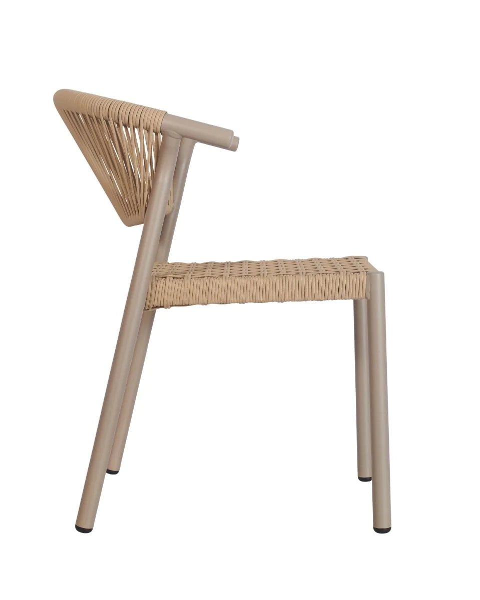 Barcelona Outdoor Stacking Rattan Side Chair