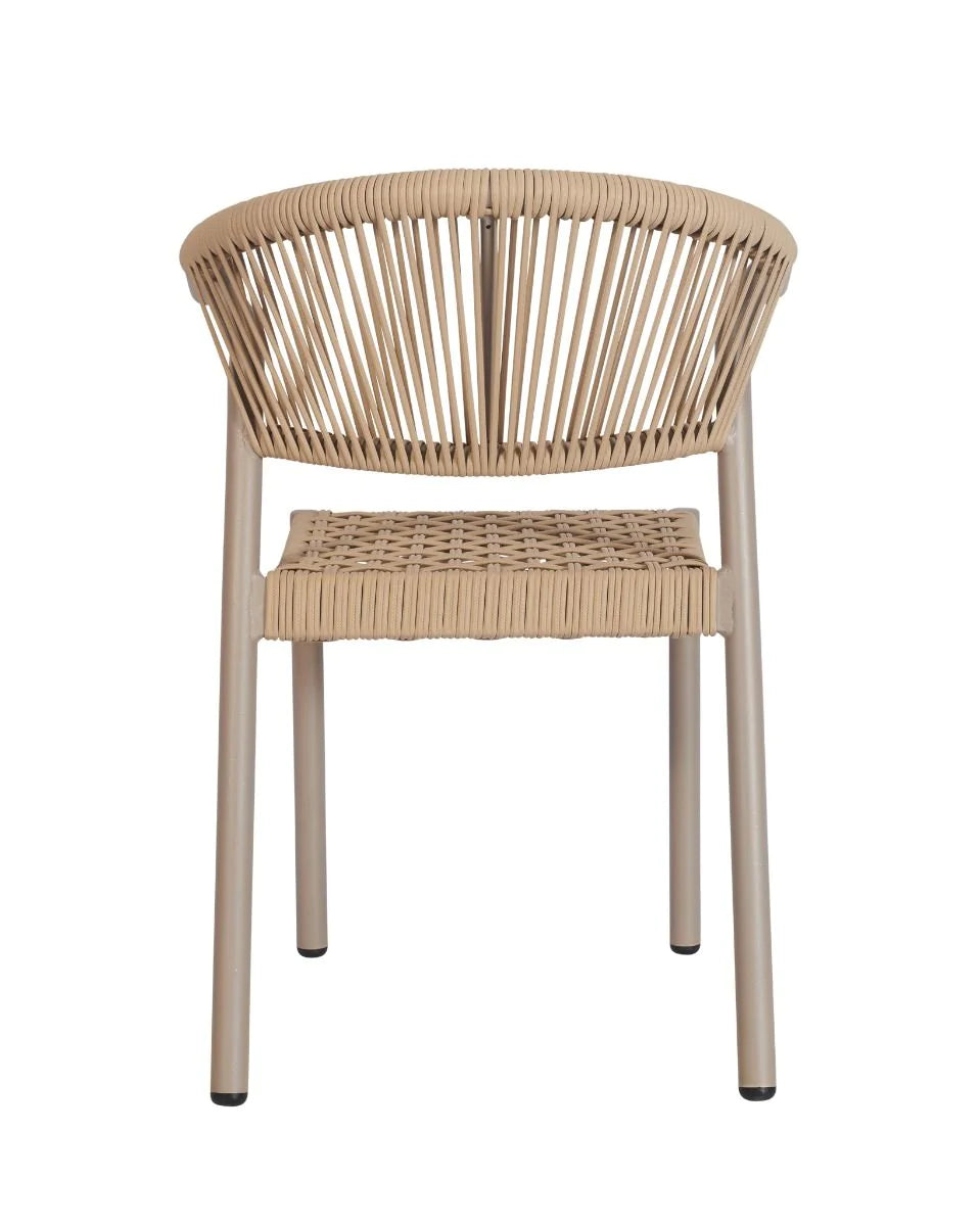Barcelona Outdoor Stacking Rattan Side Chair