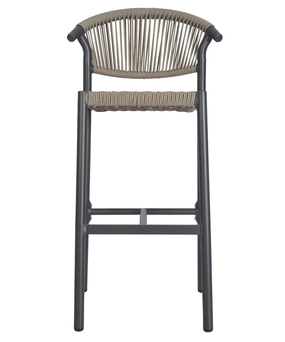 Barcelona Outdoor Stacking Rattan Bar Stool