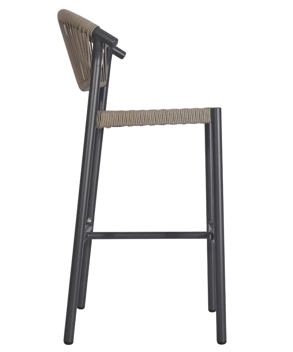 Barcelona Outdoor Stacking Rattan Bar Stool