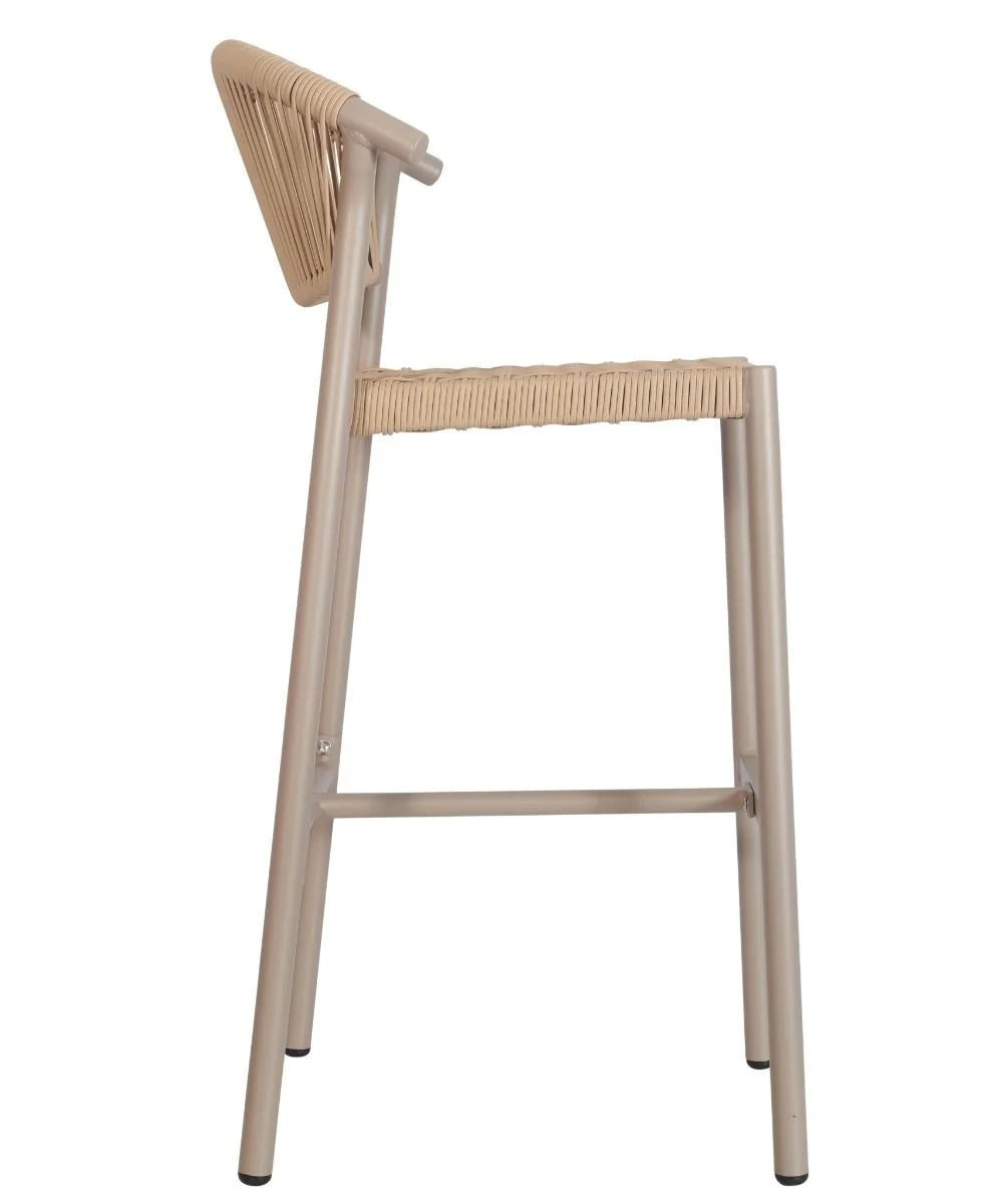 Barcelona Outdoor Stacking Rattan Bar Stool