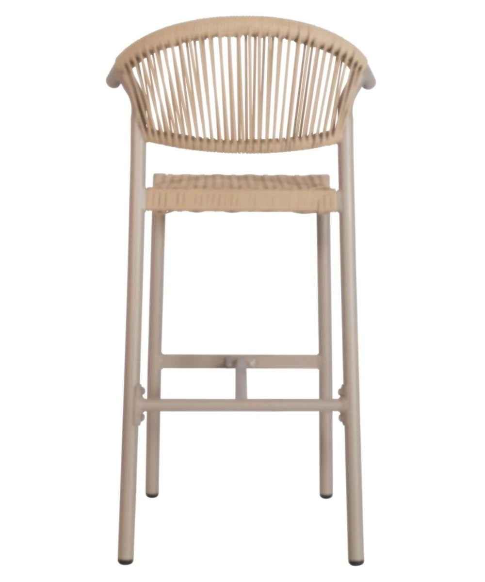Barcelona Outdoor Stacking Rattan Bar Stool