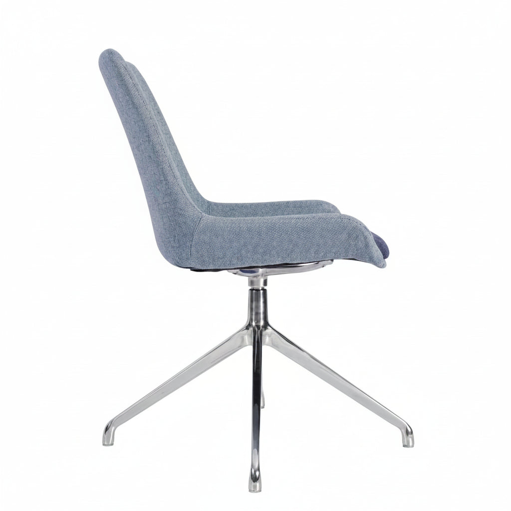 Brooklyn Upholstered Swivel Side Chair - with glides