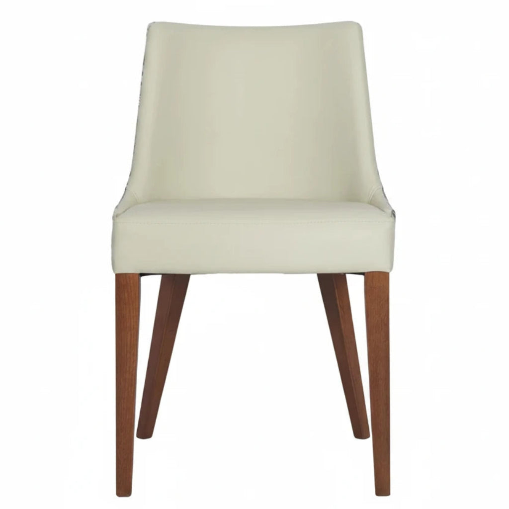 Bari Wooden Upholstered Side Chair