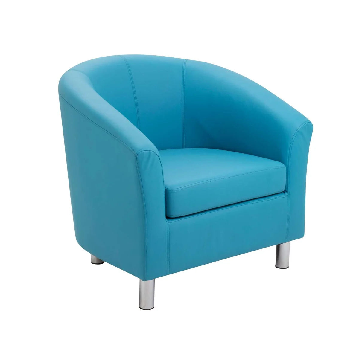 Terry Faux Leather Tub Armchair