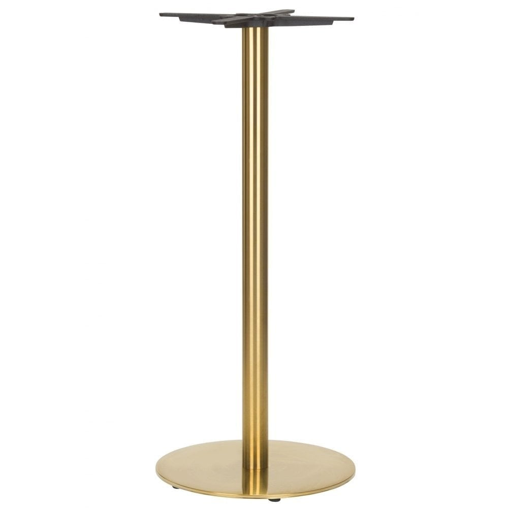 Midas Round Vintage Brass Table Base - Small