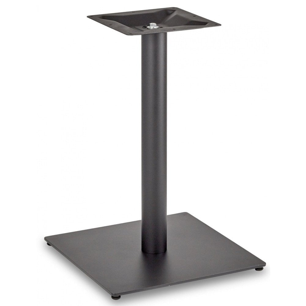 Profile Large Square Cast Iron Table Base - Powdercoated