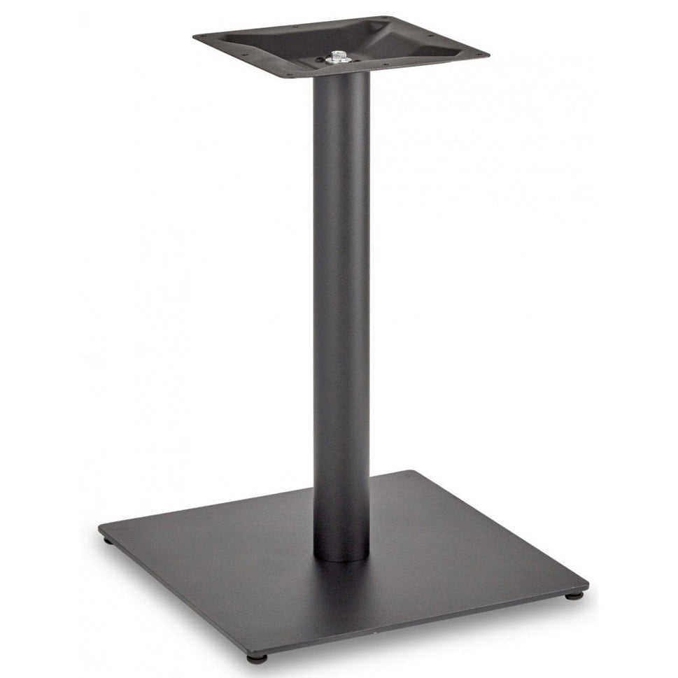 Profile Large Square Cast Iron Table Base - Powdercoated